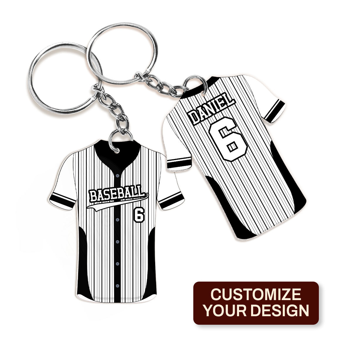 Baseball Team - Personalized Acrylic Keychain DSAKTHN813T