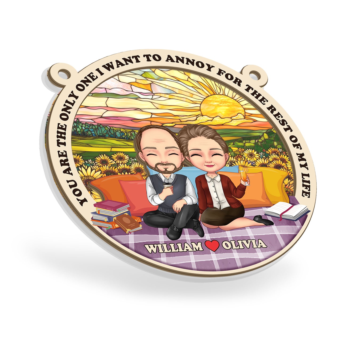 You Are The Only One - Personalized Suncatcher Ornament DSSUNOHLT1521M