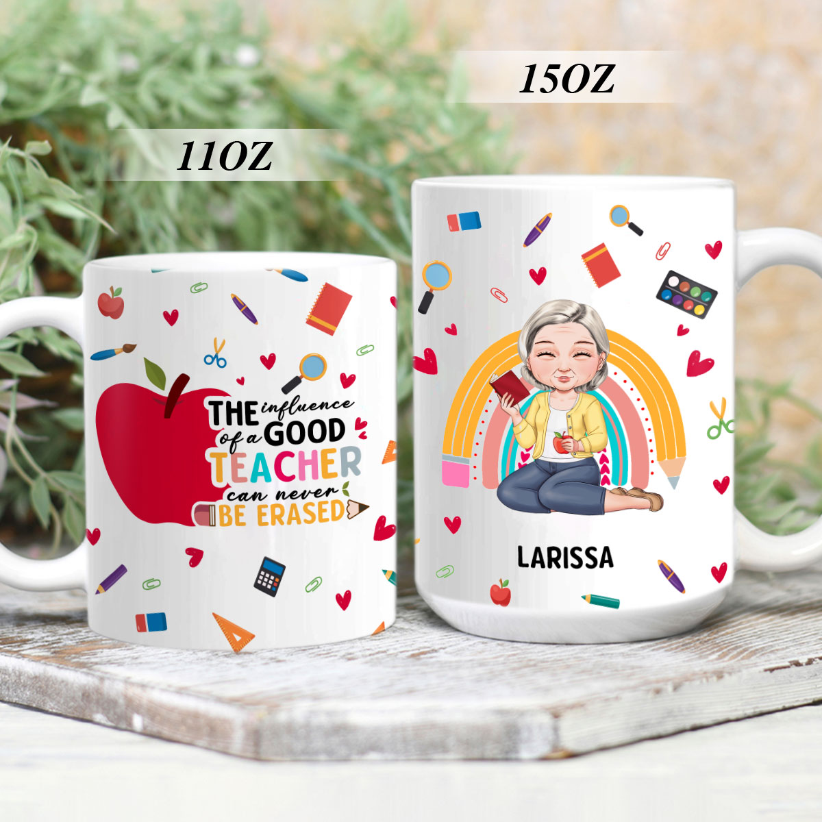 The Influence Of A Good Teacher Can Never Be Erased - Personalized Mug DSCCMLPA1568M