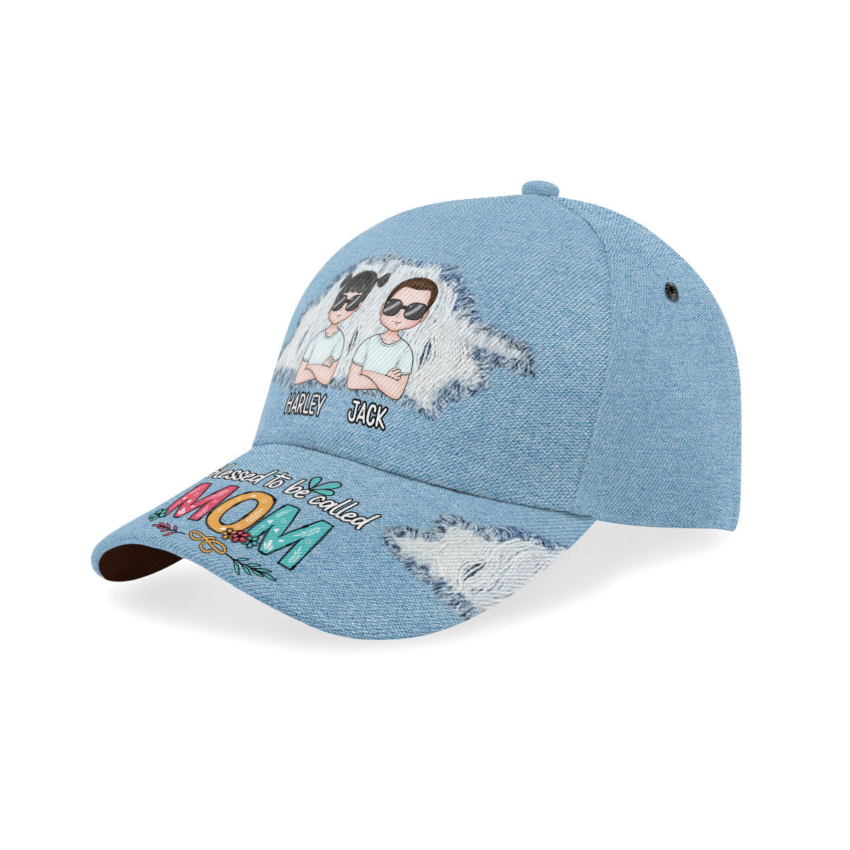 Blessed To Be Called Mom - Personalized Classic Cap DSCCLHN28