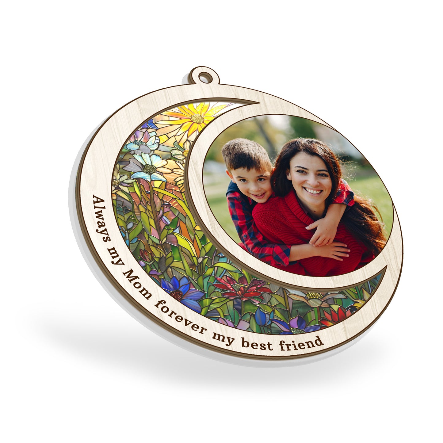 Family Couple Pet - Personalized Suncatcher Ornament DSSUNOPTN1055TA