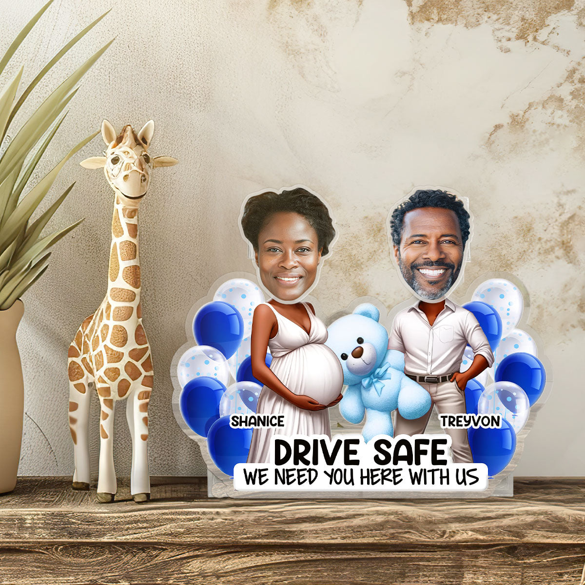 Drive Safe Couple Shaking Head Standee - SHSHN01