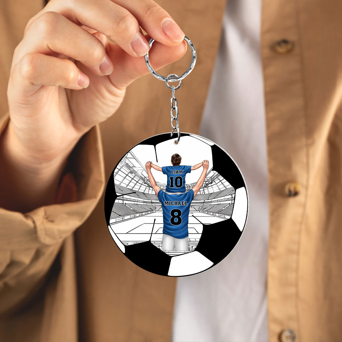 The Legend And The Legacy - Personalized Acrylic Keychain DSKCHN48