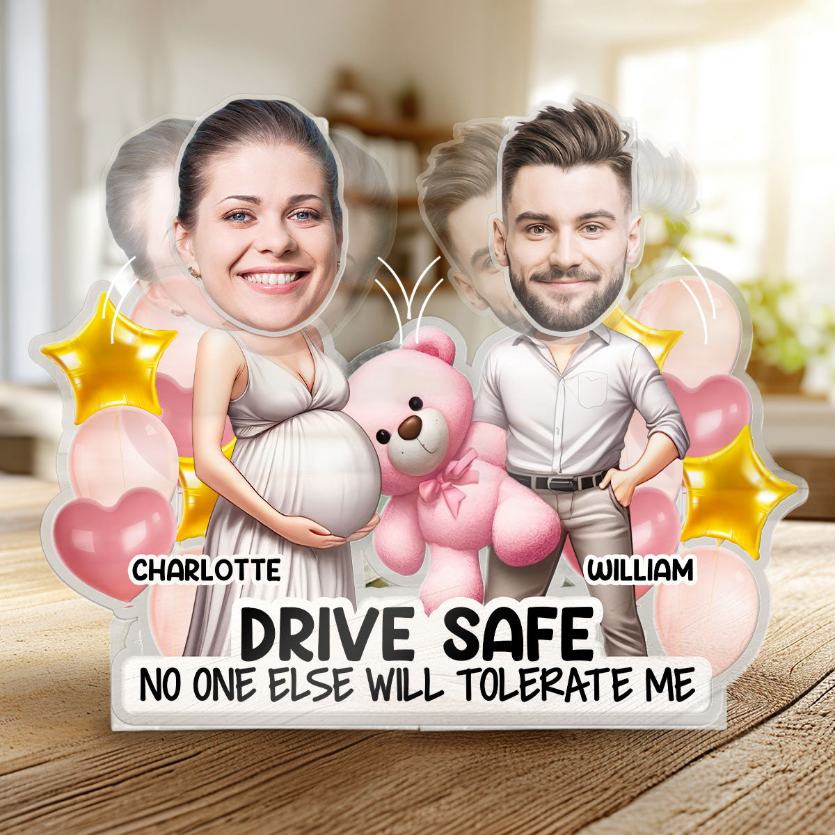 Drive Safe Couple Shaking Head Standee - SHSHN01