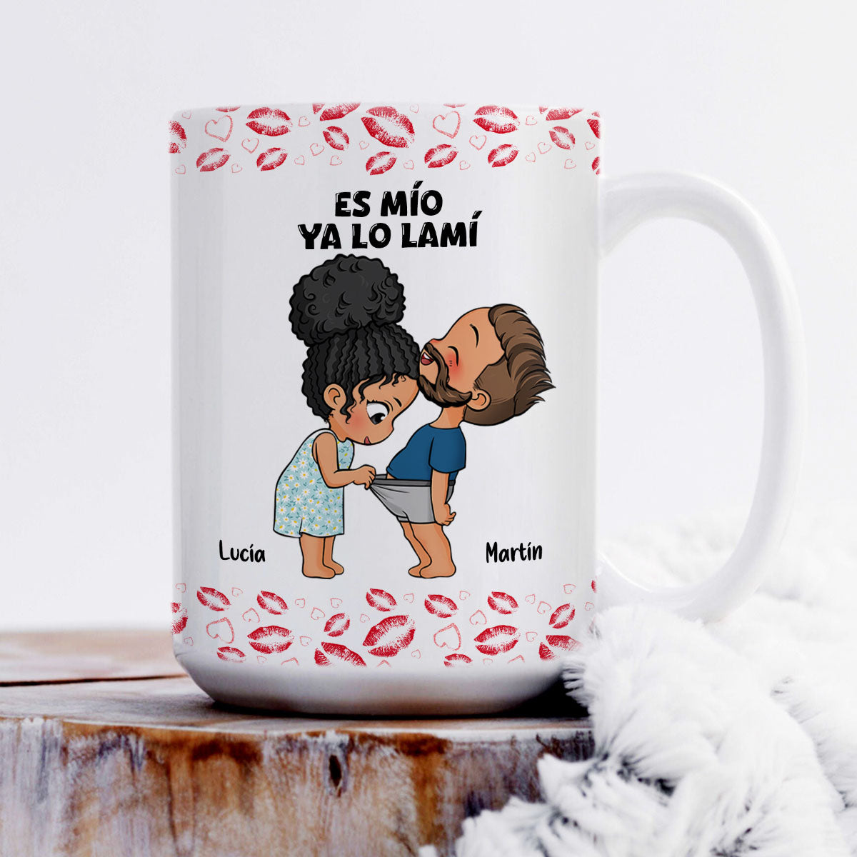 Personalizada Taza Es Mío Ya Lo Lamí - Personalized Mug DSCCMLET1642TA