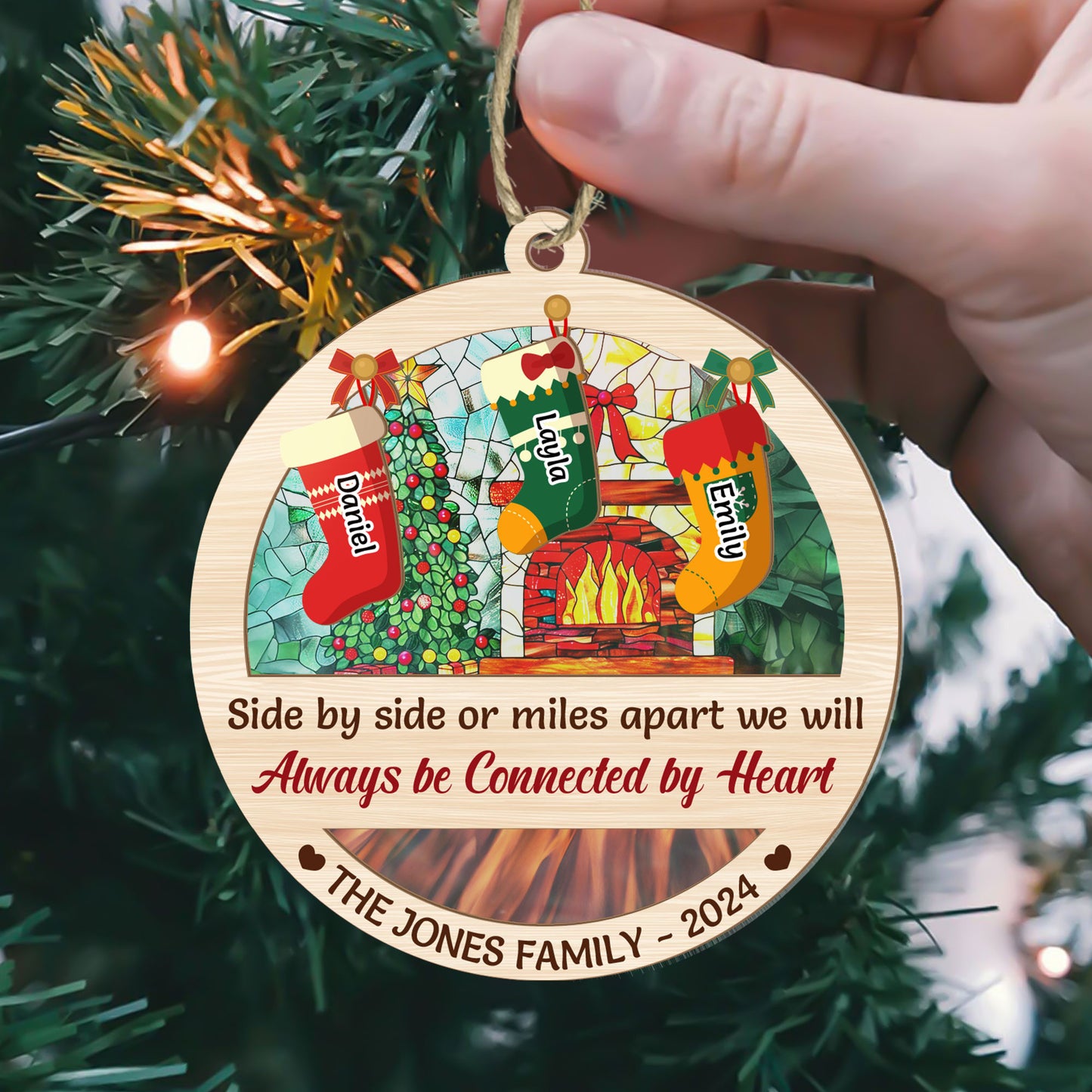 The Greatest Gift - Personalized Suncatcher Ornament DSSUNOPHN1098D