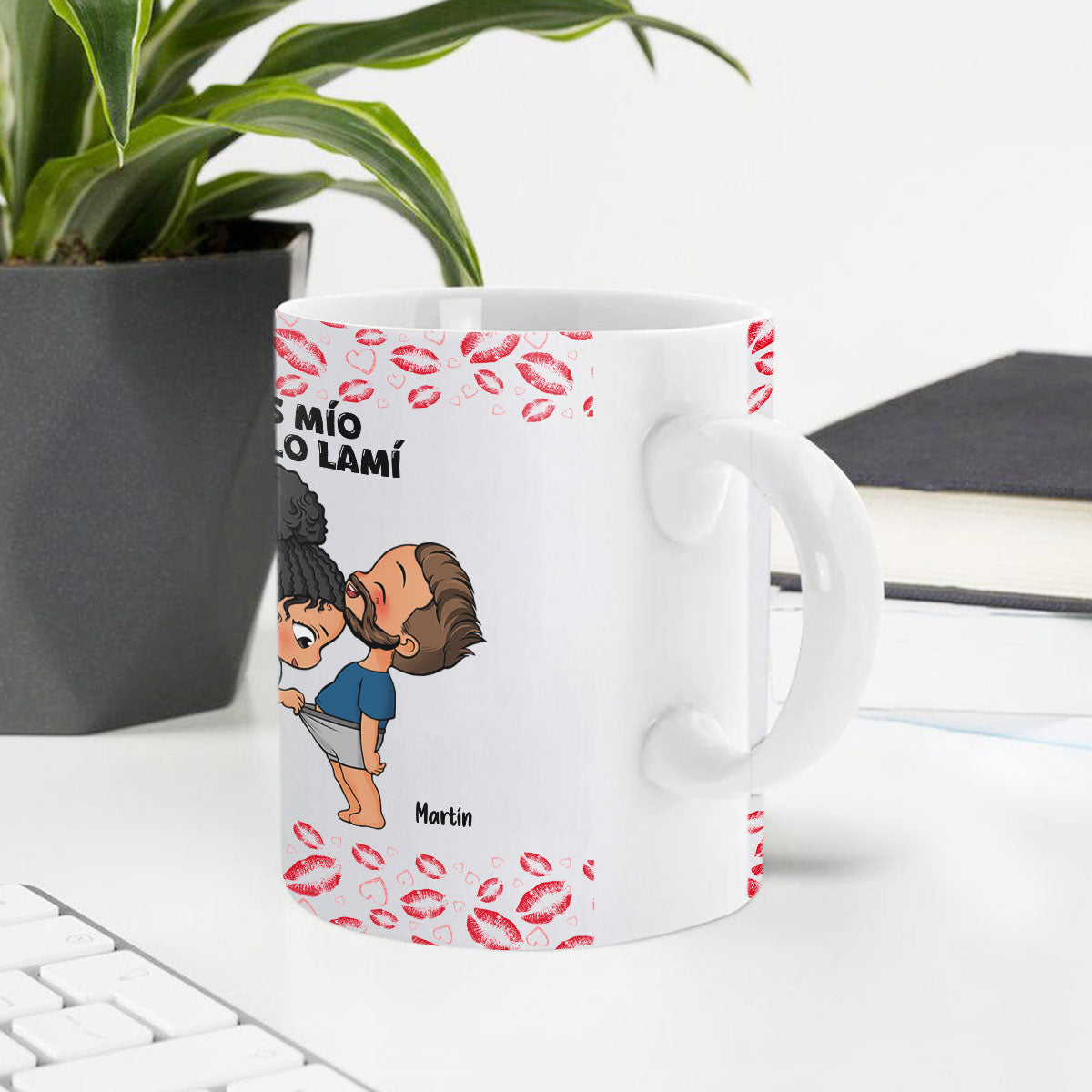 Personalizada Taza Es Mío Ya Lo Lamí - Personalized Mug DSCCMLET1642TA