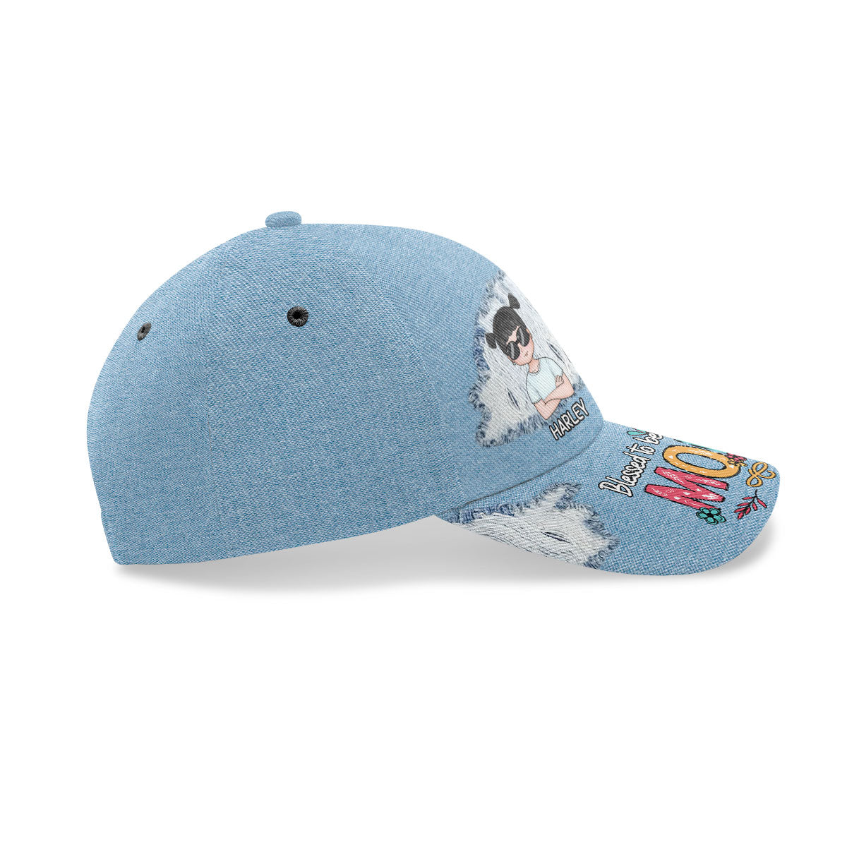 Blessed To Be Called Mom - Personalized Classic Cap DSCCLHN28