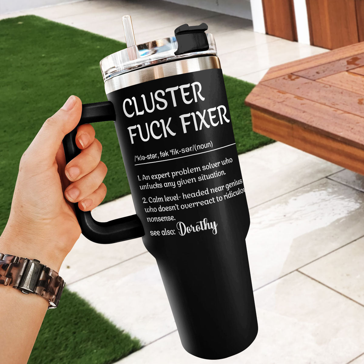 Cluster Fuck Fixer - Personalized Tumbler