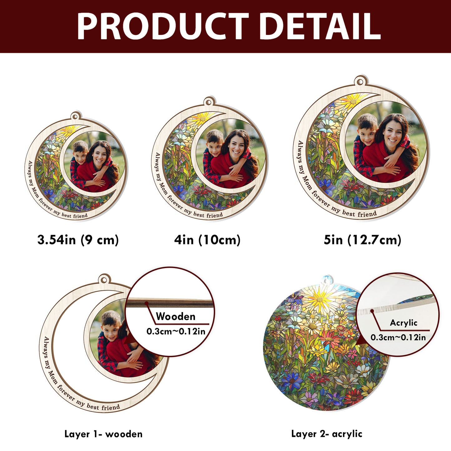 Family Couple Pet - Personalized Suncatcher Ornament DSSUNOPTN1055TA