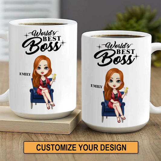 Best Boss Ever - Personalized Mug DSCCMDHA1536M