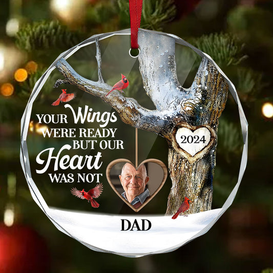Always With You - Personalized Custom Glass Ornament DSURGOPHLN2605T