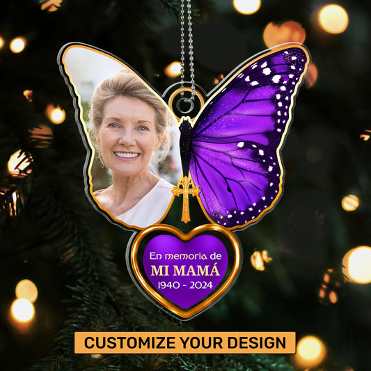En Memoria Amorosa - Personalized 1-Side Acrylic Ornament DSACOHLHA1831M