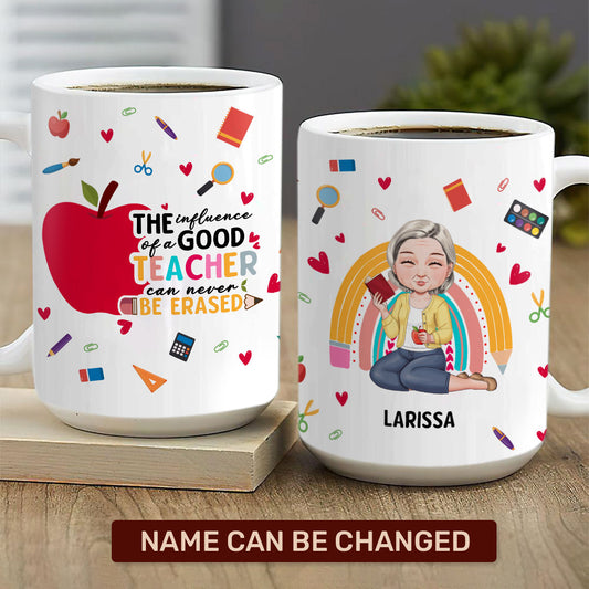 The Influence Of A Good Teacher Can Never Be Erased - Personalized Mug DSCCMLPA1568M