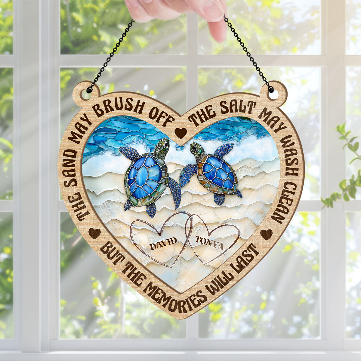 The Memories Will Last Forever - Personalized Window Hanging Suncatcher DSWHSCLM1480TA