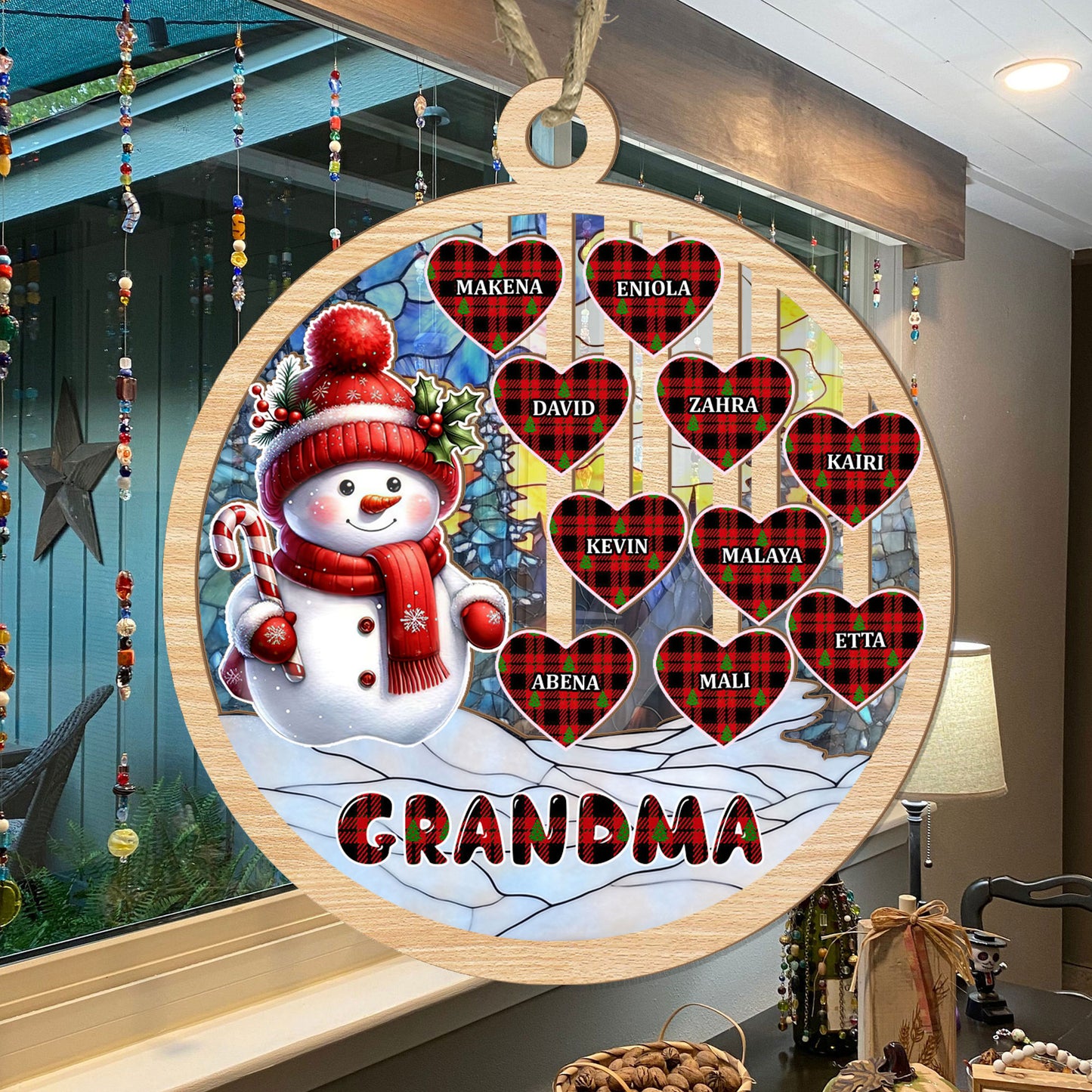 Blessed To Be Called Grandma - Personalized Suncatcher Ornament DSSUNODM1460D