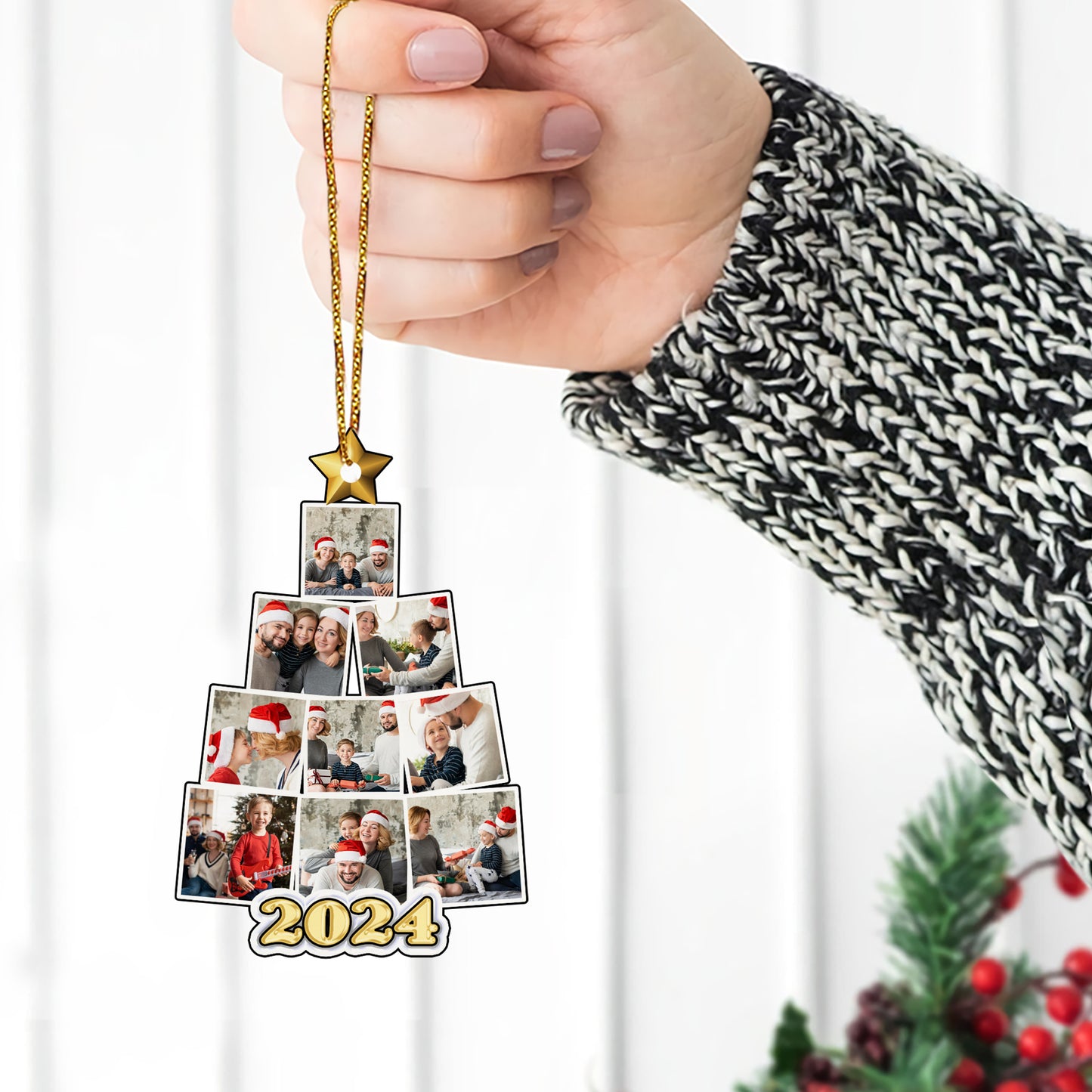 Family - Personalized 1-Side Acrylic Ornament DSACOTHA1007D