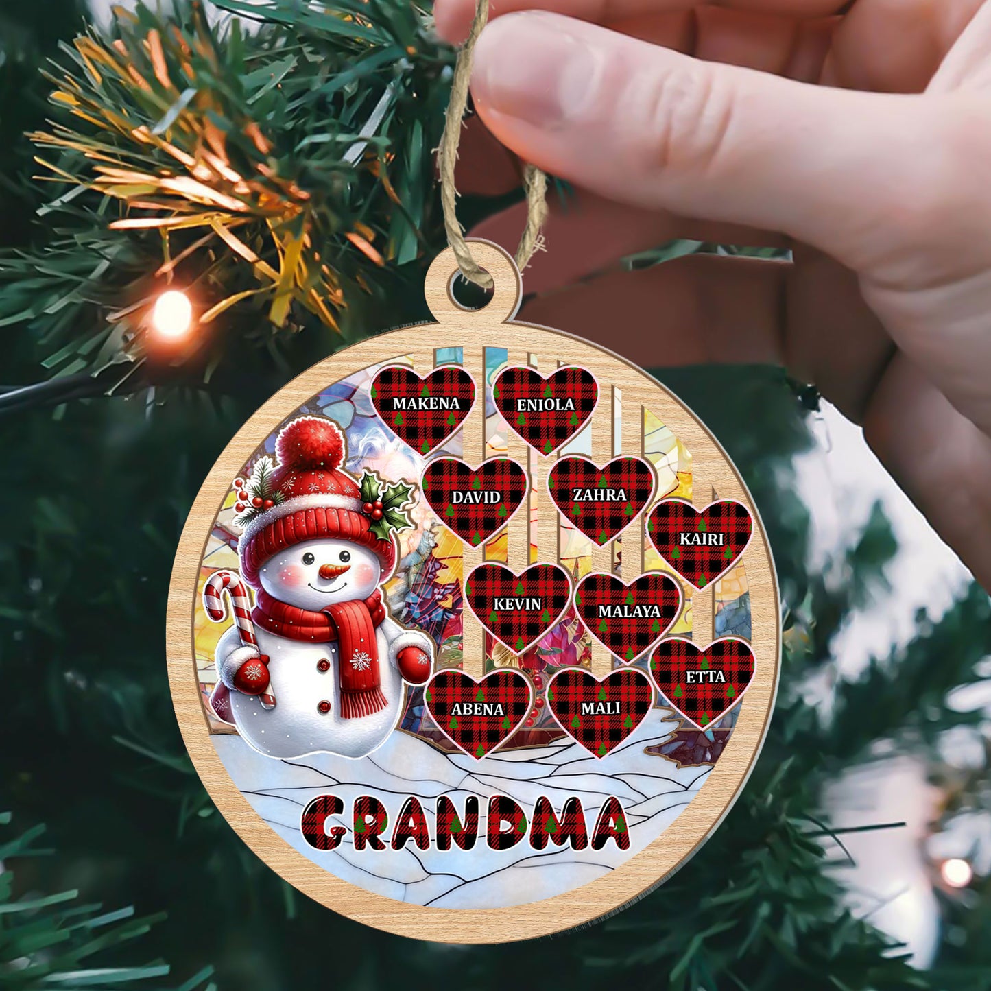 Blessed To Be Called Grandma - Personalized Suncatcher Ornament DSSUNODM1460D