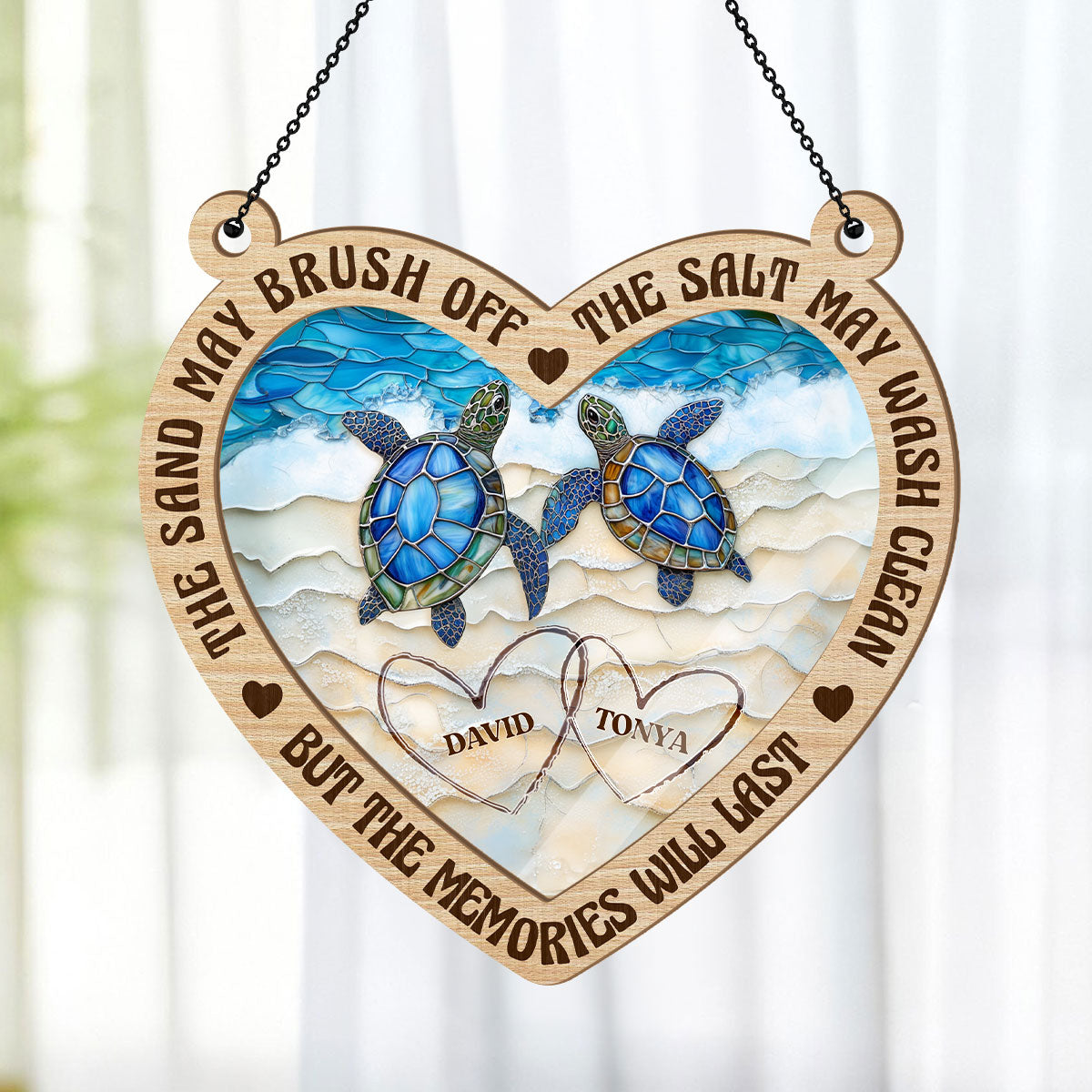 The Memories Will Last Forever - Personalized Window Hanging Suncatcher DSWHSCLM1480TA