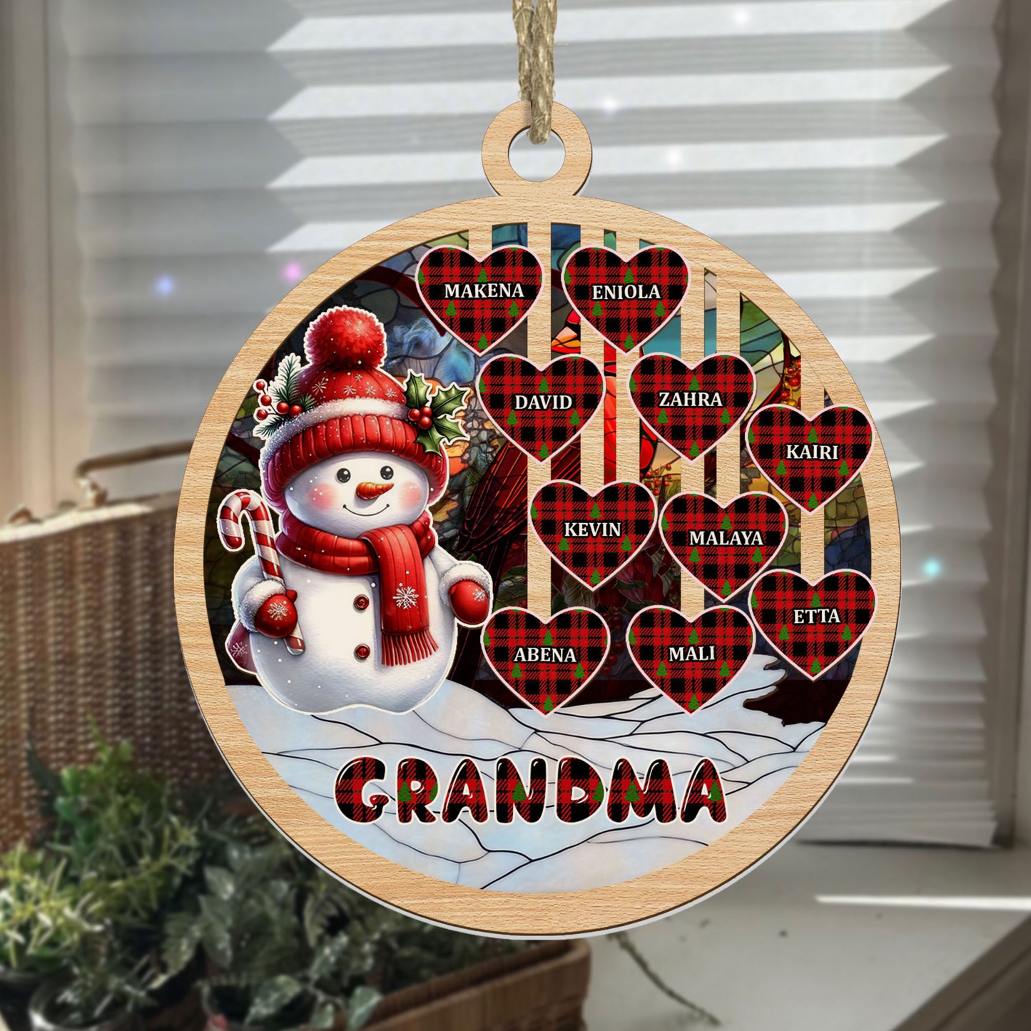 Blessed To Be Called Grandma - Personalized Suncatcher Ornament DSSUNODM1460D