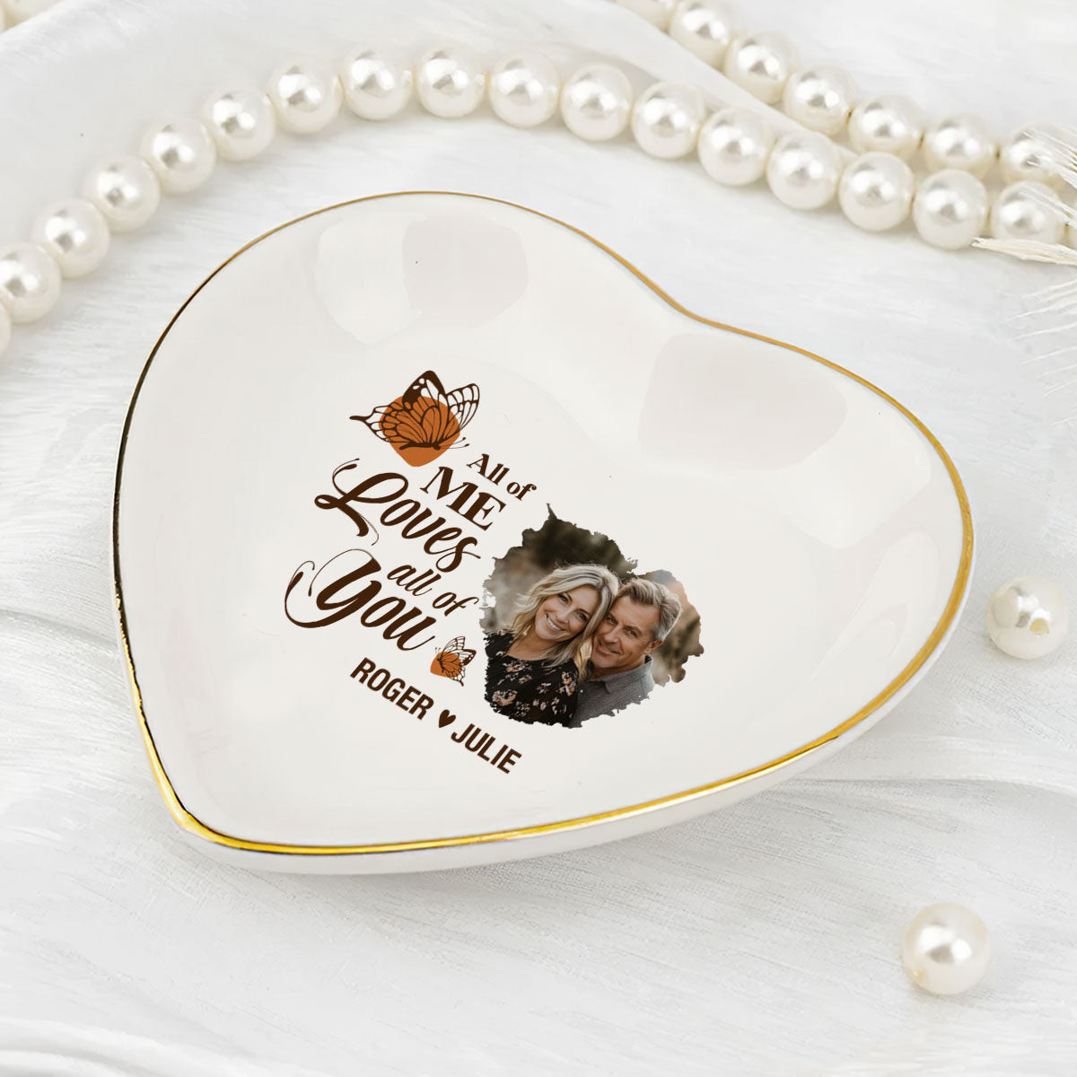 All Of Me Loves All Of You - Personalized Heart Shaped Jewelry Dish DSSHSCRDHLPA2405T
