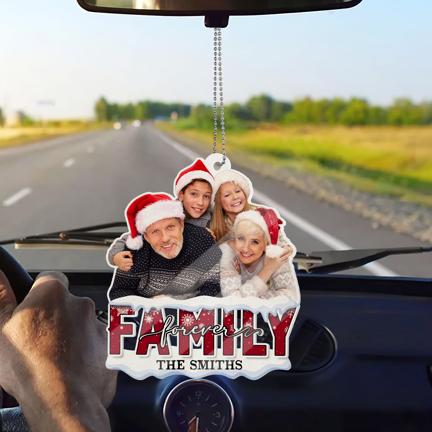 Family Forever - Personalized 1-Side Acrylic Ornament DSACOTHA1008D