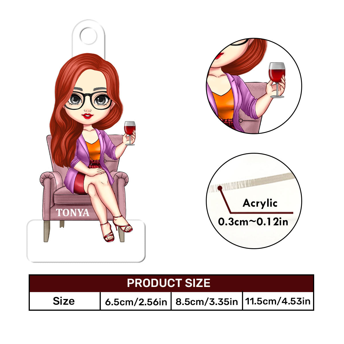 Best Boss Ever - Personalized Custom Car Ornament DSUPCHOHLM1512D