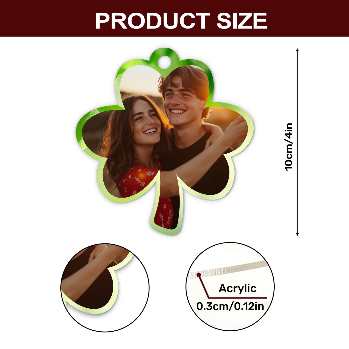 Shamrock Personalized Ornament - DSACONNPA2206