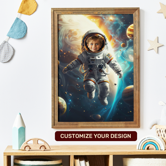 Astronaut - Personalized Poster DSPTTHN889TA