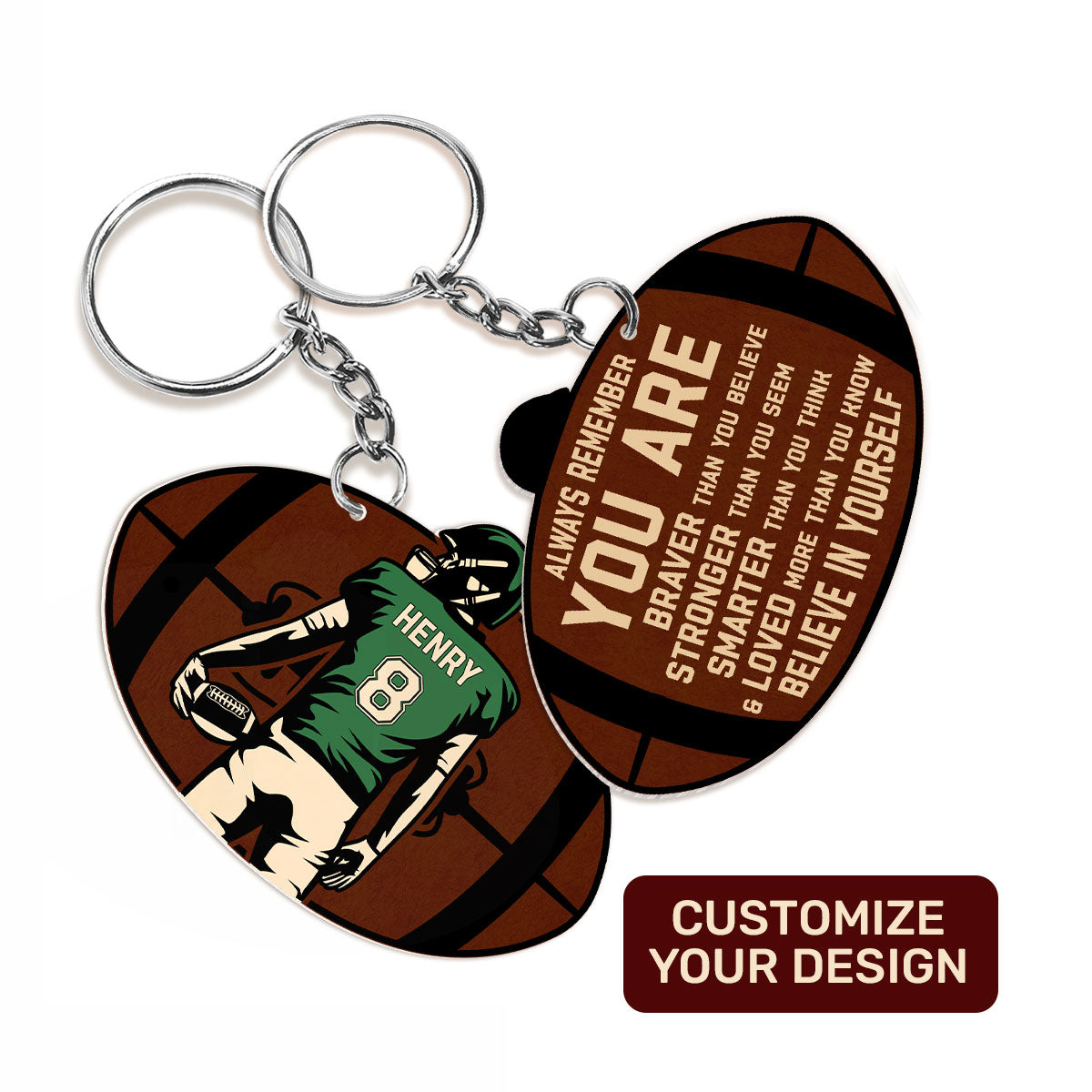 Always Remember You Are - Personalized Acrylic Keychain DSAKTHN853TA