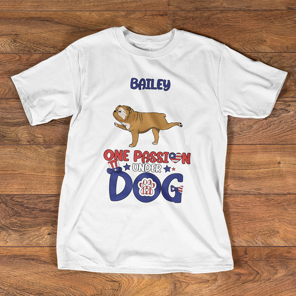 One Passion Under Dog - Personalized Unisex Tshirt DS2DTHN47