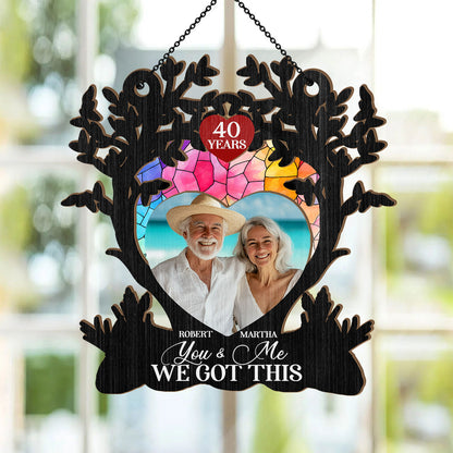 The Memories Will Last Forever - Personalized Window Hanging Suncatcher DSWHSCHLN2070TA