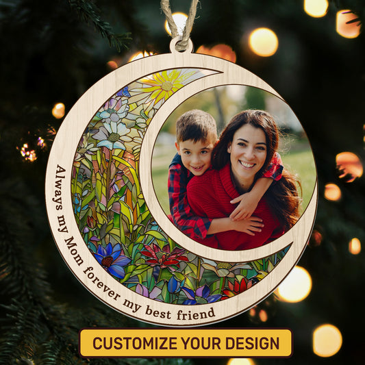 Family Couple Pet - Personalized Suncatcher Ornament DSSUNOPTN1055TA