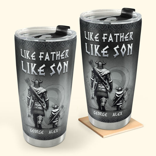 Like Father Like Son - Personalized Tumbler DSSSTHA07