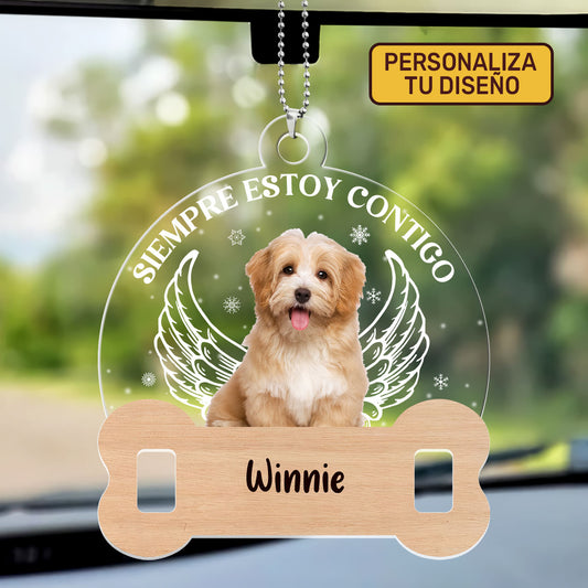 Siempre Estoy Contigo - Personalized Custom Car Ornament DSUPCHODM1719L