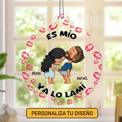 Es Mío Ya Lo Lamí - Personalized 1-Side Acrylic Ornament DSACOLET1592L