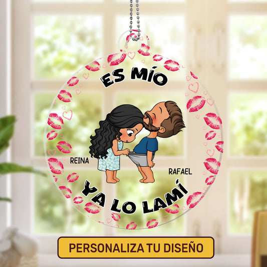 Es Mío Ya Lo Lamí - Personalized 1-Side Acrylic Ornament DSACOLET1592L