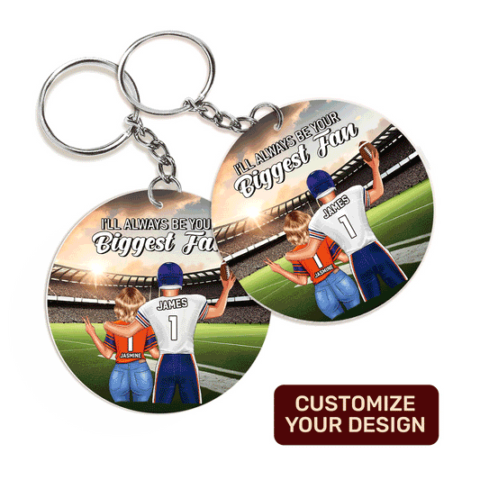 You & Me We Are A Team -  Personalized Acrylic Keychain DSAKTHN844D