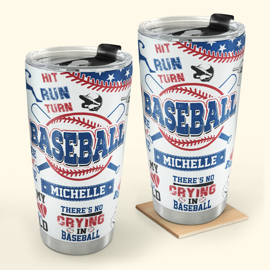 Swing For The Fences Baseball - Personalized Tumbler DSSSTTTN800T