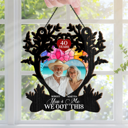 The Memories Will Last Forever - Personalized Window Hanging Suncatcher DSWHSCHLN2070TA