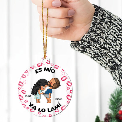 Es Mío Ya Lo Lamí - Personalized 1-Side Acrylic Ornament DSACOLET1592L