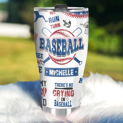Swing For The Fences Baseball - Personalized Tumbler DSSSTTTN800T