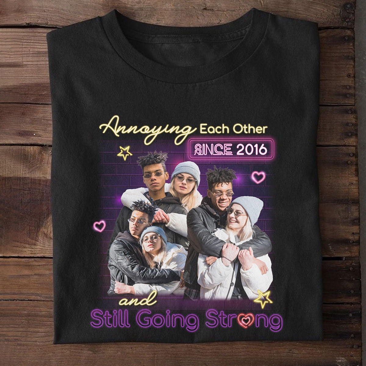 Annoying Each Other - Personalized Unisex T-shirt DS2DTTHN936L