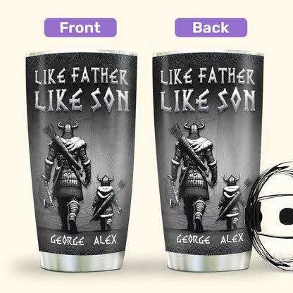 Like Father Like Son - Personalized Tumbler DSSSTHA07