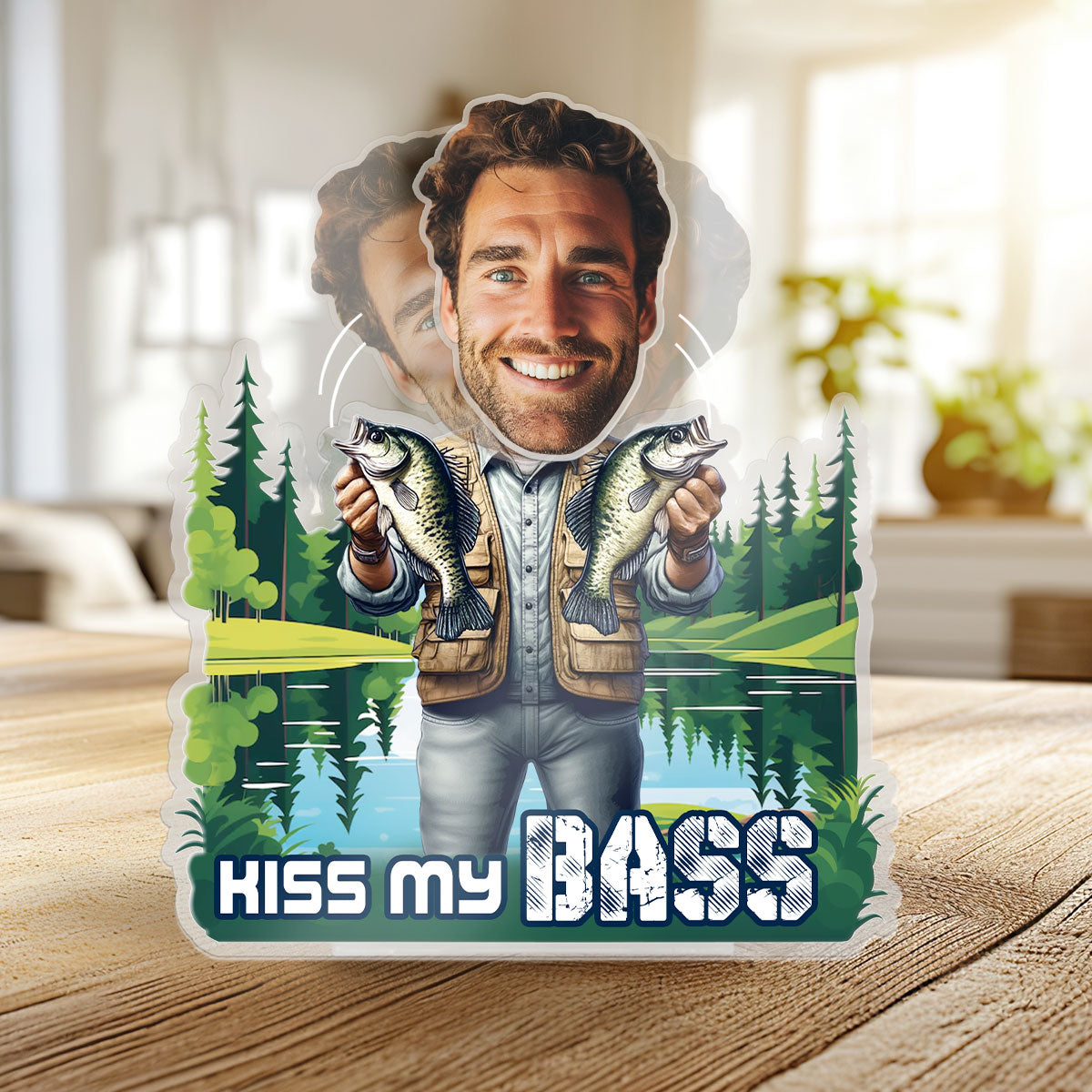 Fishing Dad Shaking Head Standee - SHSH05