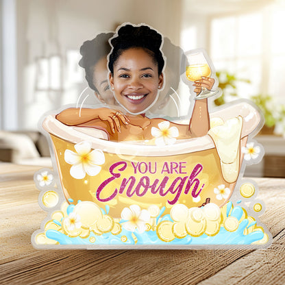 You Are Enough - Girl Shaking Head Standee SHSHN02