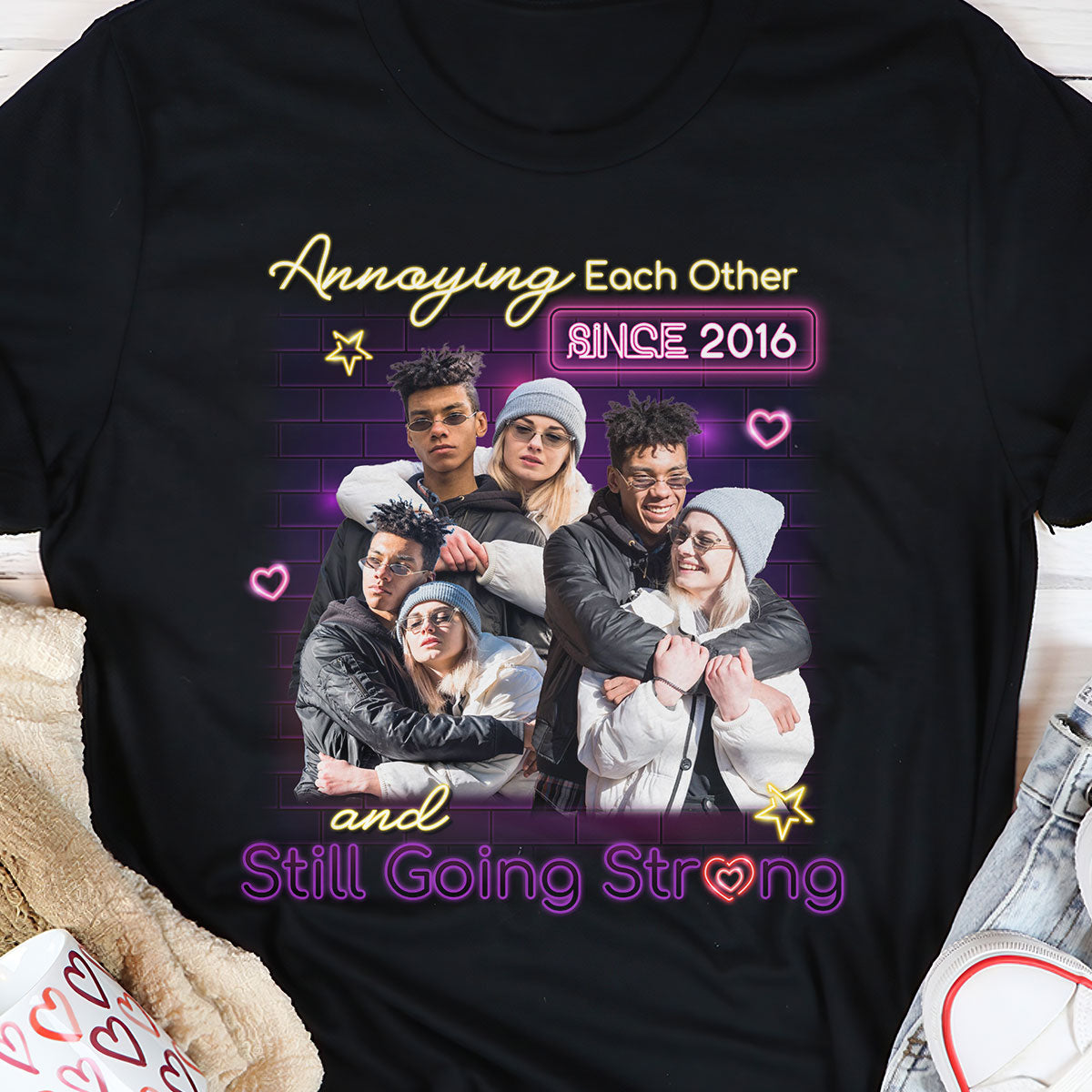 Annoying Each Other - Personalized Unisex T-shirt DS2DTTHN936L