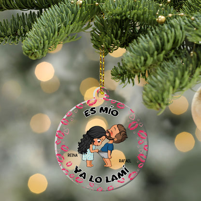 Es Mío Ya Lo Lamí - Personalized 1-Side Acrylic Ornament DSACOLET1592L