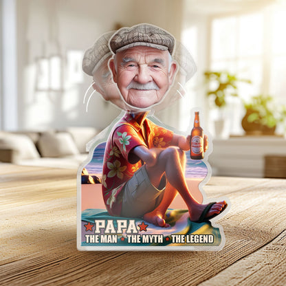 PAPA The Man • The Myth • The Legend - Grandpa Shaking Head Standee SHST01