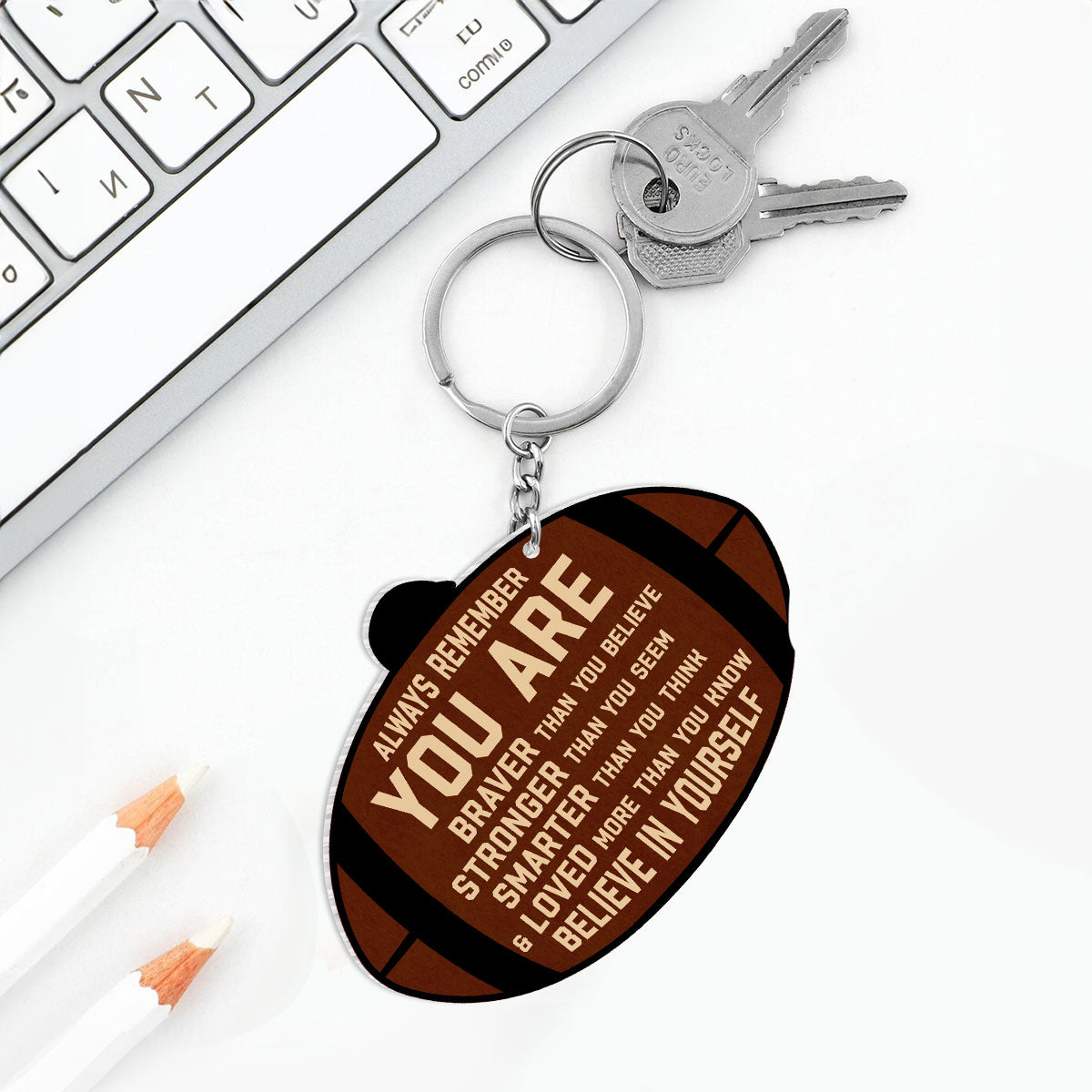 Always Remember You Are - Personalized Acrylic Keychain DSAKTHN853TA